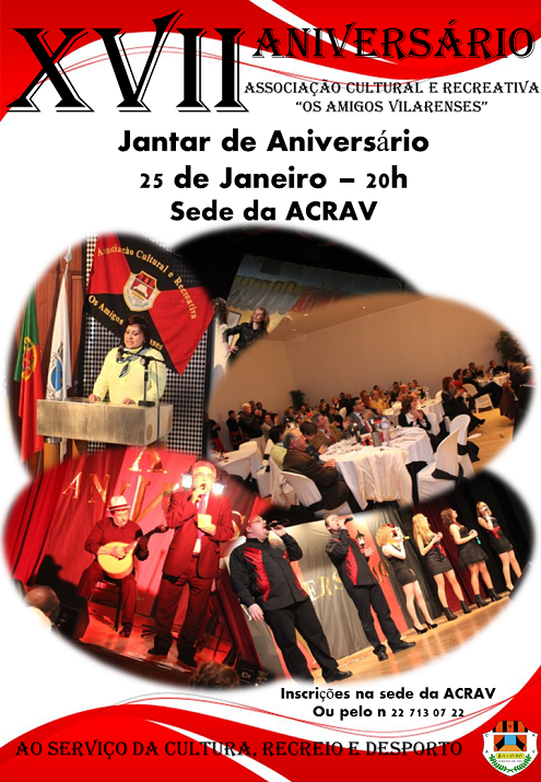 XVII Aniversário - Jantar de Aniversário